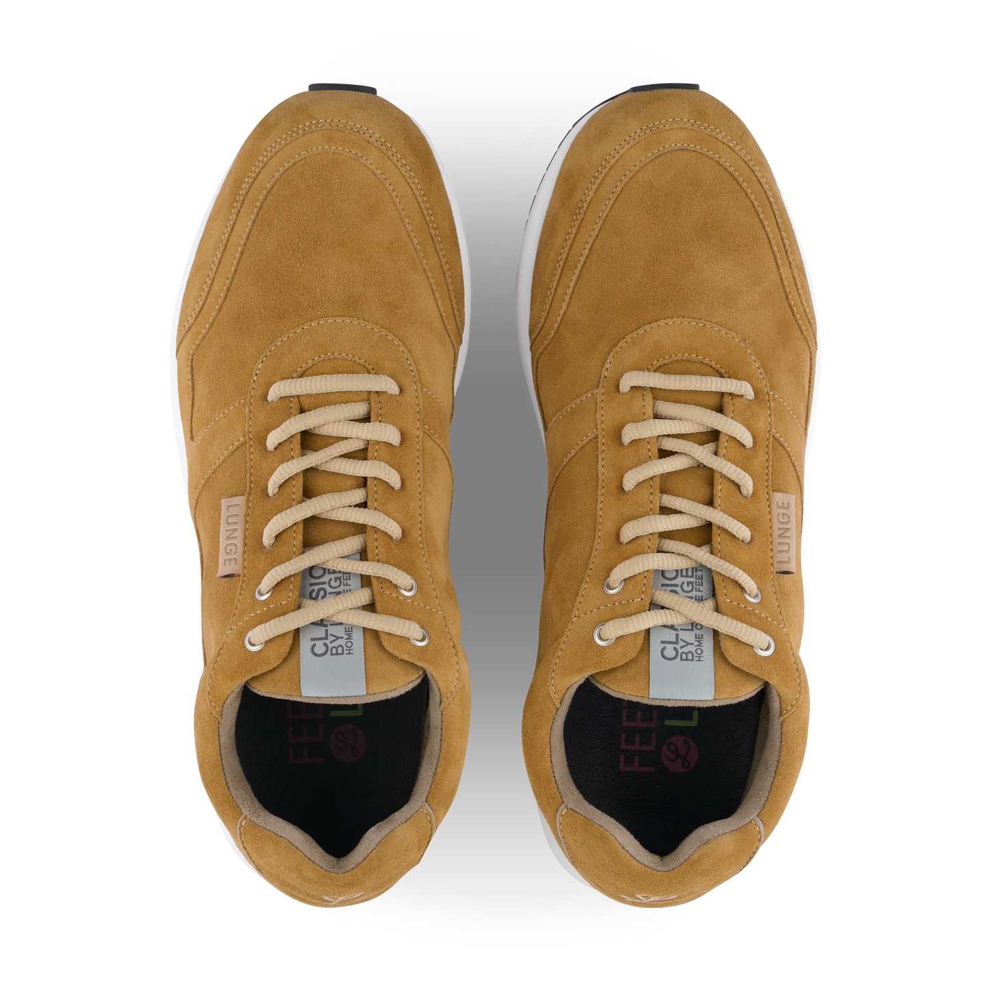Classic Walk Velour Leather Next W (Caramel/White)