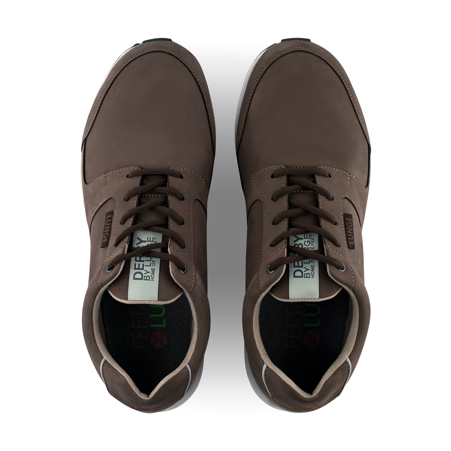 Derby Walk S Leather (Chocolate/Brown/Light Grey)