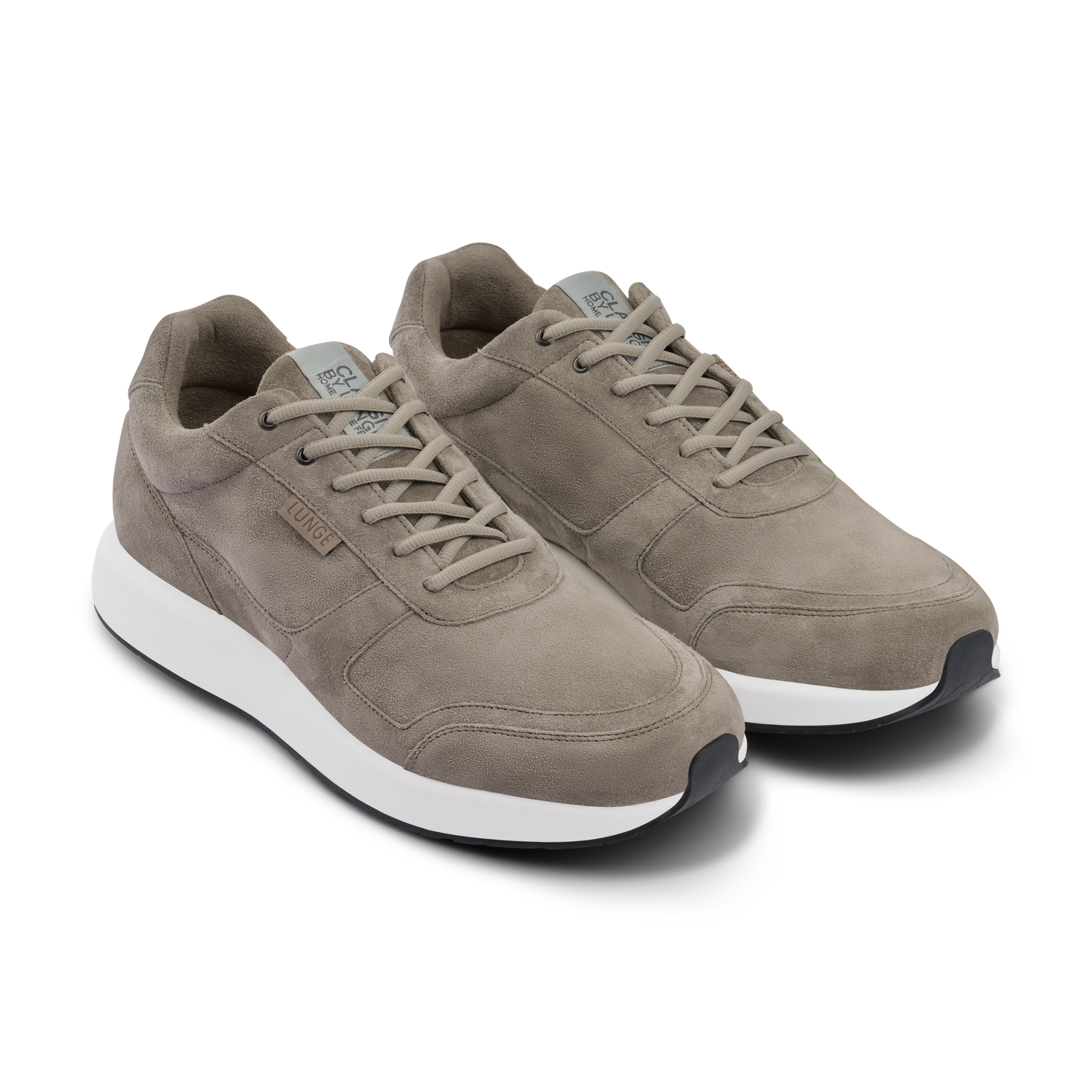 Classic Walk Velour Leather Next (Dark Taupe/White)