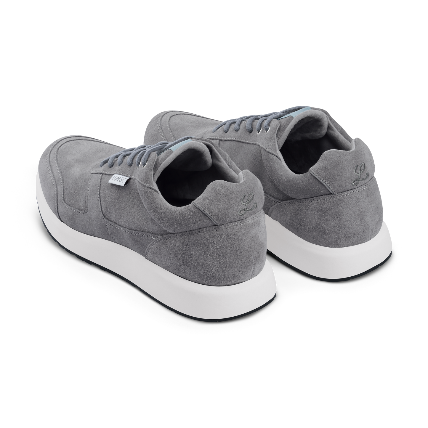 Classic Walk Velour Leather Next W (Silver/White)
