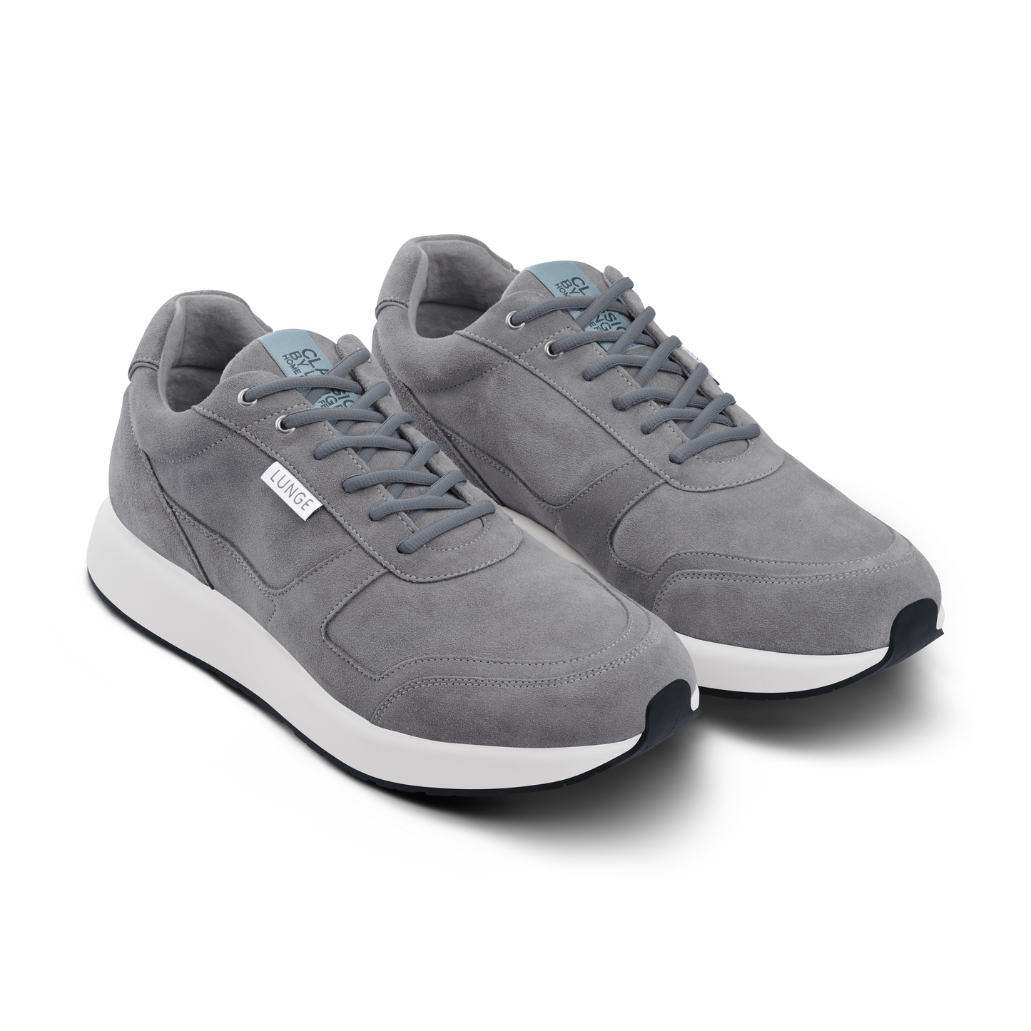 Classic Walk Velour Leather Next W (Silver/White)