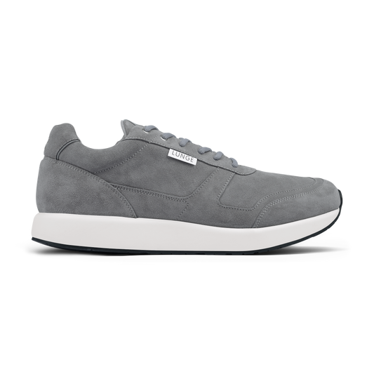Classic Walk Velour Leather Next W (Silver/White)