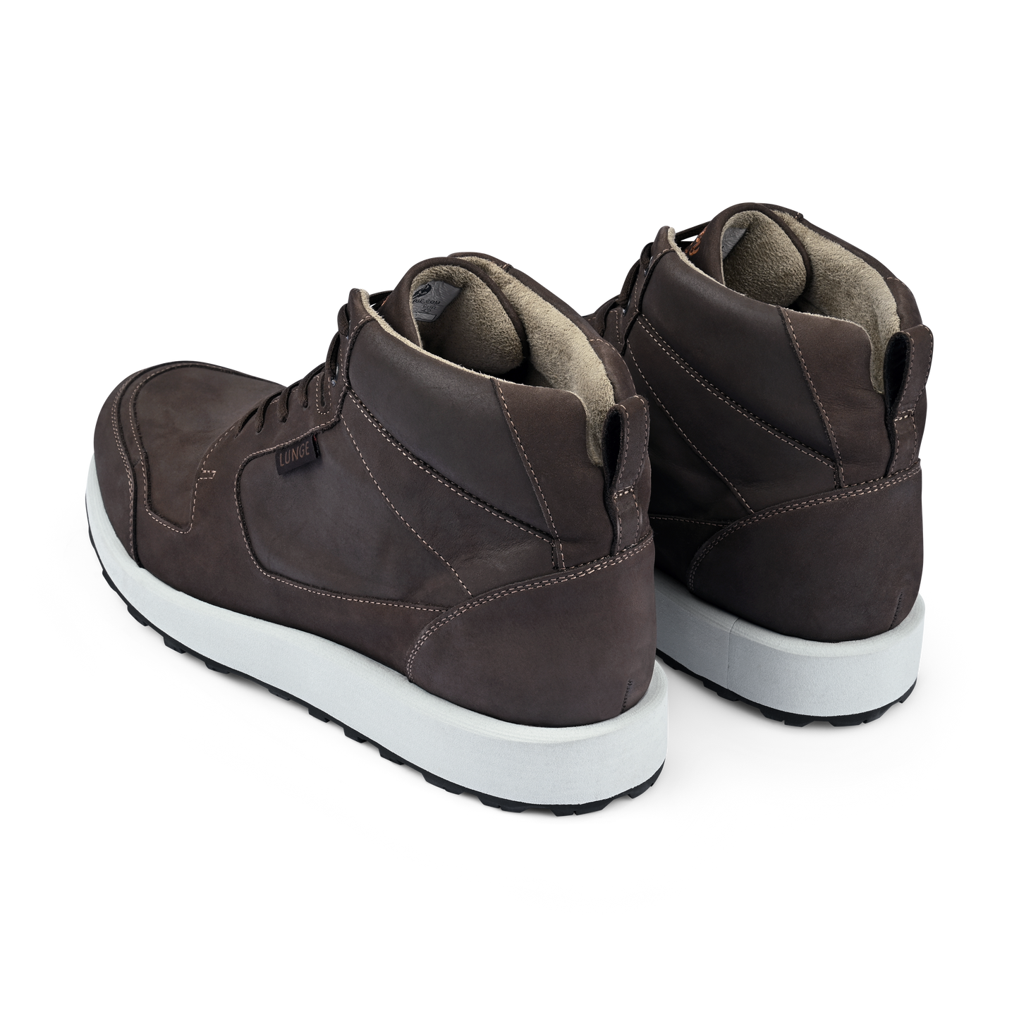 Derby Walk MidCut S Leather (Chocolate/Brown/Light Grey)