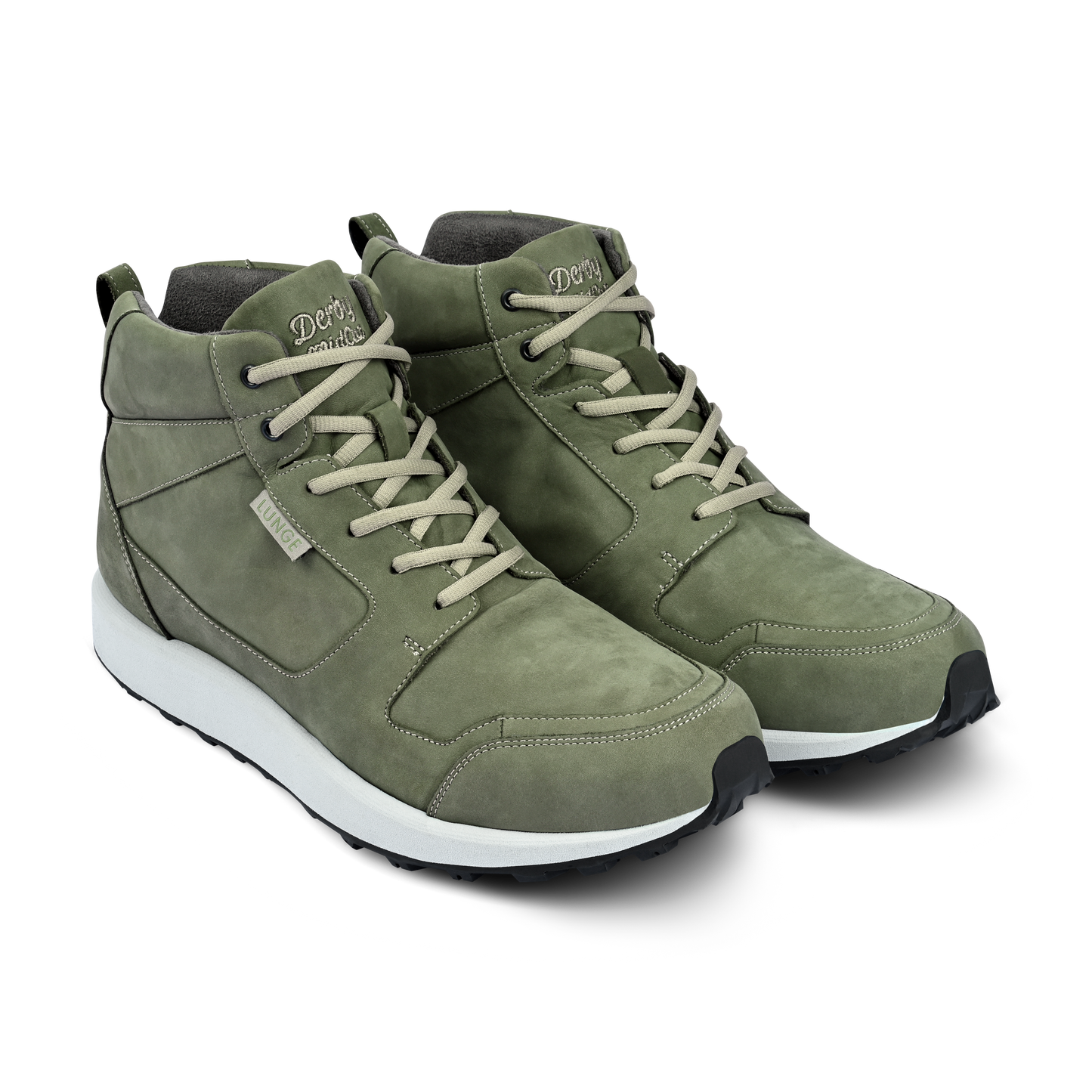 Derby Walk MidCut S Leather (Olive/Green/Light Grey) (B-Ware)