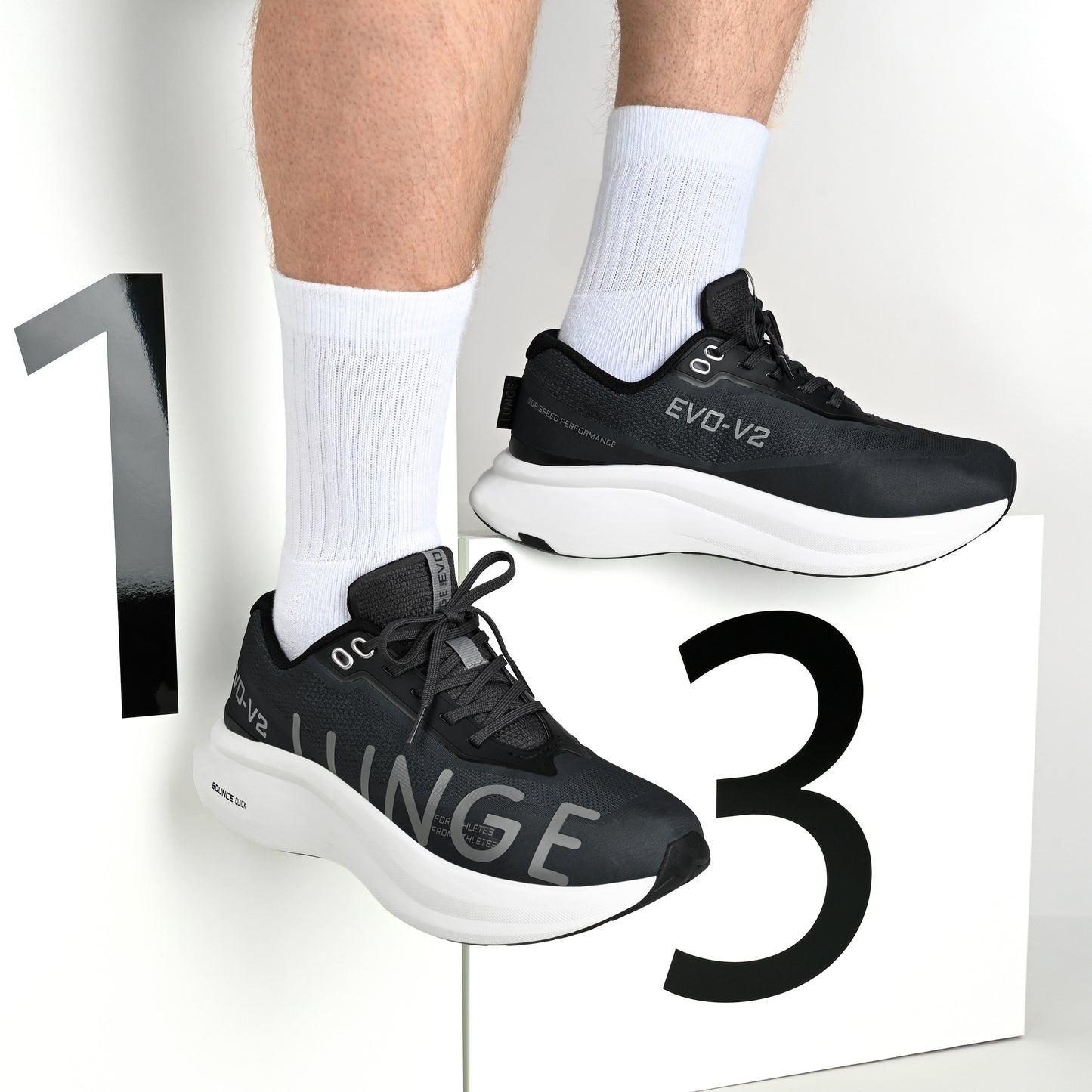 Evo Run V2 W (Black/Anthracite/White)