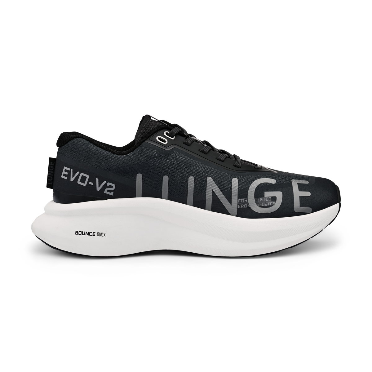 Evo Run V2 (Black/Anthracite/White) – Lunge Manufaktur