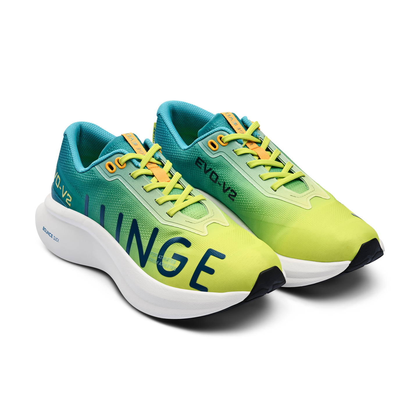 Evo Run V2 W (Yellow Plum/Pool Blue/White)