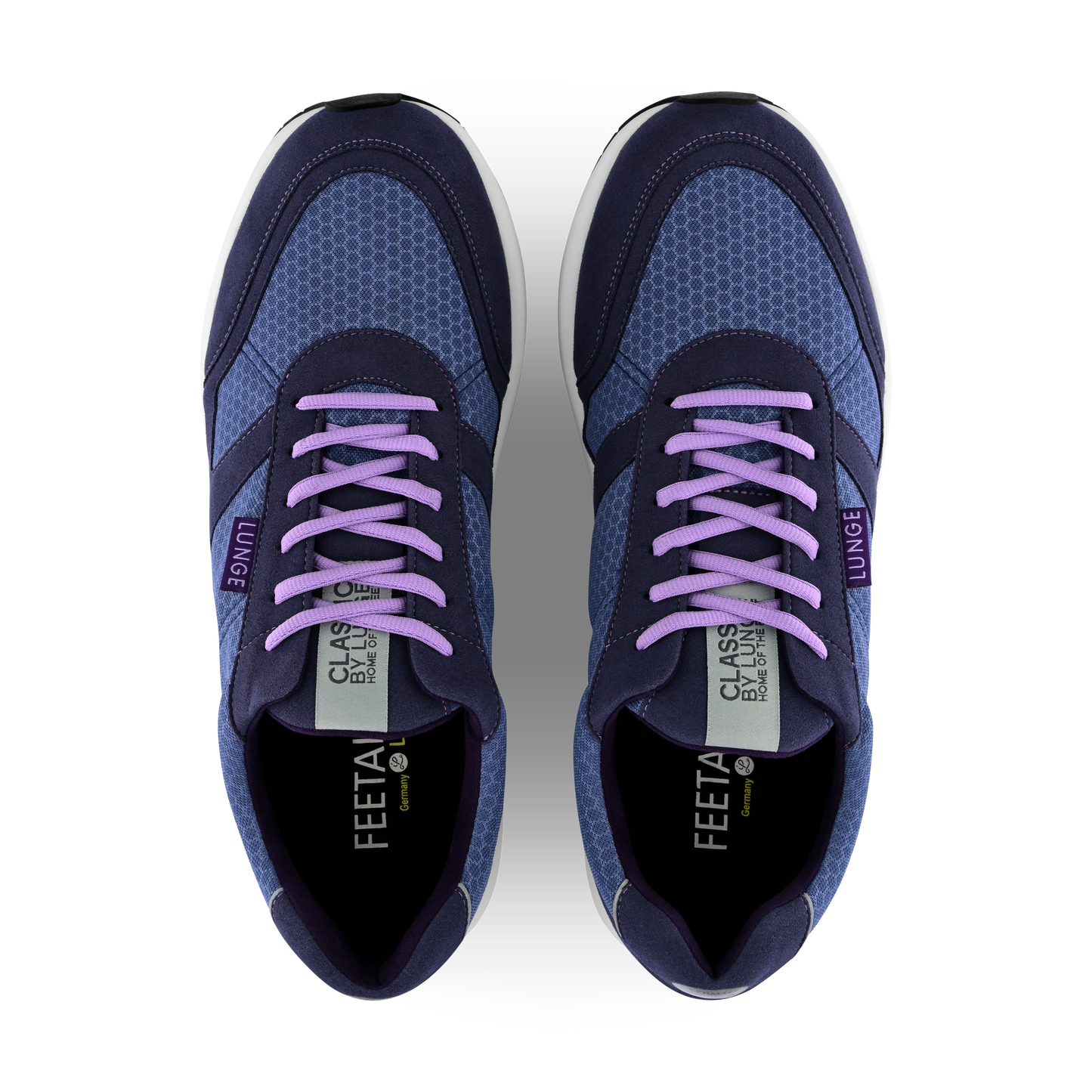 Classic Run Next W (Steel Blue/Medium Blue/White)